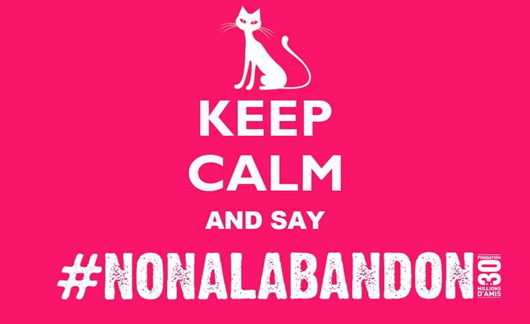 Keep calm and say #NONALABANDON