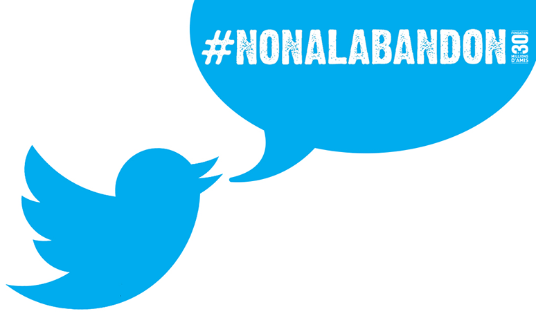 tweet tweet et retweet #NONALABANDON