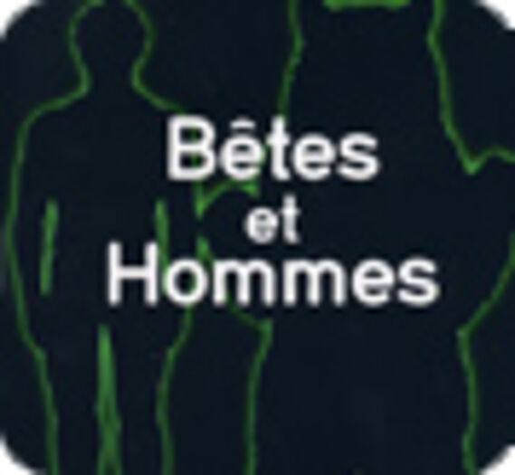 Affiche exposition Bêtes et hommes.