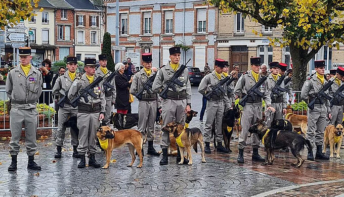 Premier mémorial en France dédié aux « chiens héros »