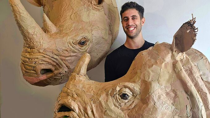 Ses sculptures d’animaux font un carton !