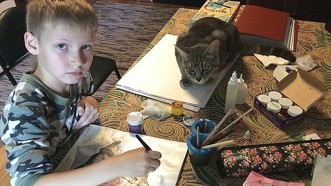 A 9 ans, il peint les animaux… pour aider un refuge !