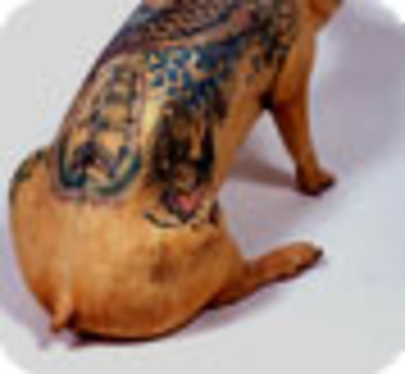 Empaillés et tatoués, les cochons de Wim Delvoye font scandale à Nice