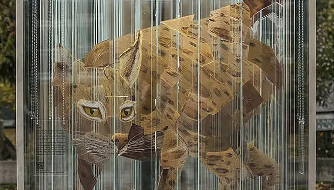 Ce sculpteur met la protection animale en perspective