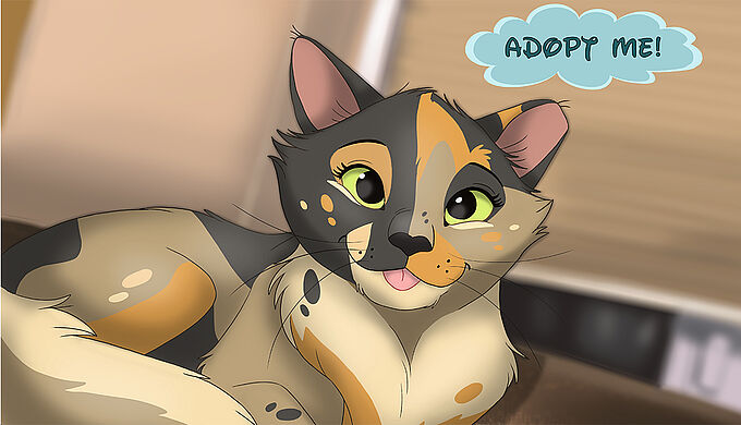 Pour favoriser leur adoption, elle dessine des animaux « façon Walt Disney » !