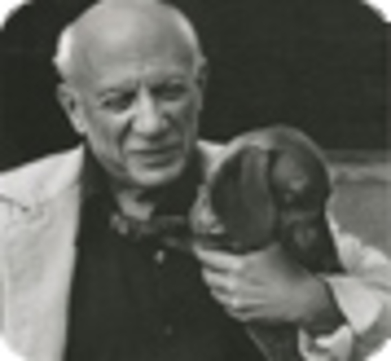 Picasso et son chien